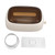 Home Tissue Holder Wall Mounted Innovative Multifunctional Desktop Liftable Napkin Storage Box for Living Room Bathroom Beauty Salon Rice White