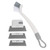 Window Groove Cleansing Set Detachable Washable Remove Dirts Track Cleaner Brush for Home Car
