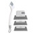Window Groove Cleansing Set Detachable Washable Remove Dirts Track Cleaner Brush for Home Car