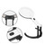 130mm Thick Table Magnifier LED Lighted Magnifying Glass Lamp Magnifier Desk Lamp with