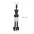 Bestauty Mini Tripod Stand Metal Adjustable Cosmetology Hairdressing Training Mannequin Head Wig Stand for Doll Head Block Wig Head Stand with Non-Slip Base