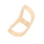 Finger Splint Curved Sleeve Wide Strap Rounded Edge Washable Waterproof Finger Support Splint for Joint Protection Number 1