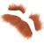 Fake Beard Eyebrow Set Self Adhesive Mustaches Eyebrow Costume Festivals Party Supplies Brown