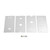 Growth Chart Mirror Multipurpose Acrylic Shatterproof Flexible Height Measurement Ruler for Wall for Kids Boys Girls Toddlers