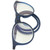 Blue Light Blocking Magnetic Reading Glasses Elderly Simple Stylish Presbyopic Glasses(+150 Dark Blue)