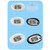 3D Sensor Pedometer Step Counting Device Clip-on Pedometer with Detachable Back Clip and Lanyard Fitness Tracker