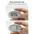 3D Sensor Pedometer Step Counting Device Clip-on Pedometer with Detachable Back Clip and Lanyard Fitness Tracker