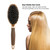 Boar Bristle Hair Brush Anti-static Puddle Comb Nylon Massage Hair Care Tool Non-slip Handle
