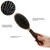 Boar Bristle Hair Brush Anti-static Puddle Comb Nylon Massage Hair Care Tool Non-slip Handle