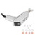 Electric Spine Massager 30 Levels Adjustment 6 Massage Heads Electric Spine Chiropractor SilverEU Plug 220V