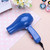 220V Portable Mini Household Hair Blow Dryer Traveller Hair Dryer Compact Blower Foldable With US Plug (Blue)