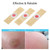 12PCS Corn Remover Wart Remover Foot Corn Remover Pads Corn & Callus Remover Cushions Corn Plaster with Hole Corn Treatment for Foot Care