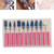 10Pcs Nail Grinding Head Nail Drill Bit Set Nail Polisher Accessory Manicure Tool Kit