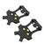 Ice Cleat Spikes Crampons AntiSlip 10 Steel Studs Walk Traction Snow Grips Cleats(S (2935) )