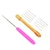 Doll Hair Rooting Holders 10pcs Needles Awl Alloy Handles Doll Hair Making Accessories