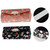 2Pcs Floral Lipstick Case Holders Retro Flower Printed Lipstick Organizers with Mirror Cosmetic Jewelry Storage Box