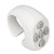 Phone Remote Controller Ring Bluetooth Page Turning Shutter Remote Scrolling Ring Clicker for Android White