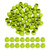 200pcs Tattoo Ink Cups Disposable Stable Base Thicken Deepen Microblading Pigment Cups Light Green