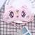 Cartoon Eye Mask Cover Sleeping Snoring Eyeshade Cute Kitty Travel Nap Rest Eyepatch Pink