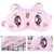 Cartoon Eye Mask Cover Sleeping Snoring Eyeshade Cute Kitty Travel Nap Rest Eyepatch Pink