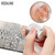 Nail Stamper Scraper Soft Silicone Clear Stamper DIY Nail Art Stamping Tool KitN5322