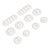 10pcs Cable Clip Cord Organizer Self Adhesive Wire Management for Home Office Beauty Equipment Desk Data LinesWhite