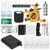 Complete Tattoo Machine Kit Professional Tattoo Starter Machine Power Supply Needle Repair Cream 90‑265VUS Plug
