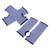 4pcs Arm Guards Close Fitting Preventing Scratches Thickening Thumb Slot Design Blue Arm Protection SleeveS
