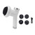 Electric Body Slimming Massager Muscle Relaxing 8 Strength Body Sculpting Machine with 5 Heads White