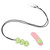 Hearing Aid Clip Holder Light Green Heart Shaped Clip BTE Hearing Aid Lanyard for Seniors Children