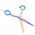 Blue ZOO Professional Stainless Steel Hair Scissors Barber Hairdressing CutterHair Scissors