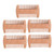 5pcs Double Sided Lice Comb Fine Coarse Teeth Remove Louse Wooden Beard Mustache Comb