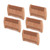 5pcs Double Sided Lice Comb Fine Coarse Teeth Remove Louse Wooden Beard Mustache Comb