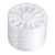 6Pcs/Set 12 Compartments Nail Art Decoration Gem Rhinestone Empty Wheel Box Storage Container