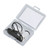 Hearing Device Clip Prevent Losing Portable Nylon Cord Hearing Device Lanyard Black Small Single Ear