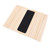 Wood Sofa Arm Table Flexible Non Slip Flannel Cup Holder Foldable Couch Arm Tray for Holding Drinks Snacks TV Remote