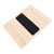 Wood Sofa Arm Table Flexible Non Slip Flannel Cup Holder Foldable Couch Arm Tray for Holding Drinks Snacks TV Remote