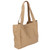 Canvas Tote Bag with Yoga Mat Carrier Women Yoga Pilates Gym Workout Shoulder Bag for Office Travel Apricot