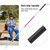 Folding Foldable Reflective Cane Crutch Portable Anti Shock Guide Walking Stick Blind People