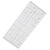 Adhesive Labels Rectangular Labels Sticker for Refill Travel Cosmetic Bottles Ducument16pcs 11 X 21mm / 0.4 X 0.8in