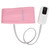 Head Gasbag Massager 3 Modes Reduce Soreness Relieve Fatigue Kneading Gasbag Headache Band Pink