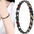 Women Magnetic Bracelet Titanium Steel Buckle Bangle Fishtail Links Health Care Jewelry
