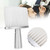 Portable Neck Face Hair Remover Brush Hair Dust Cleaning Sweeping Brush (Silver)