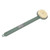 Long Handle Bath Brush Soft Bristles Button Removable Brush Head Body Bath Brush for Bathroom Green