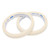 2PCS Nail Art Adhesive Tape ABS Nail Art Tape for Manicure Salons Home Use Width 1.2cm Length 17m
