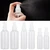 6Pcs Transparent Press Type Empty Spray Bottle Toner Liquid Storage Container for Travel Use