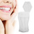 200pcs Double Head Toothpick Household Cleaning Tartar Removal Toothpick (White)