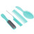 4pcs Hair Comb Set Professional Men Women Home Salon Travel Portable Detangling Hair Brush Styling ToolGreen Box Packed