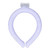 Neck Cooling Tube 28 Degree Centigrade Wearable Reusable Cooling Neck Wrap for Summer Use Purple