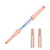 Manual Tattoo Microblading Pen Double Head Lightweight Traditional Tattoo Pen Tool for Eyebrow EyelinerBlue